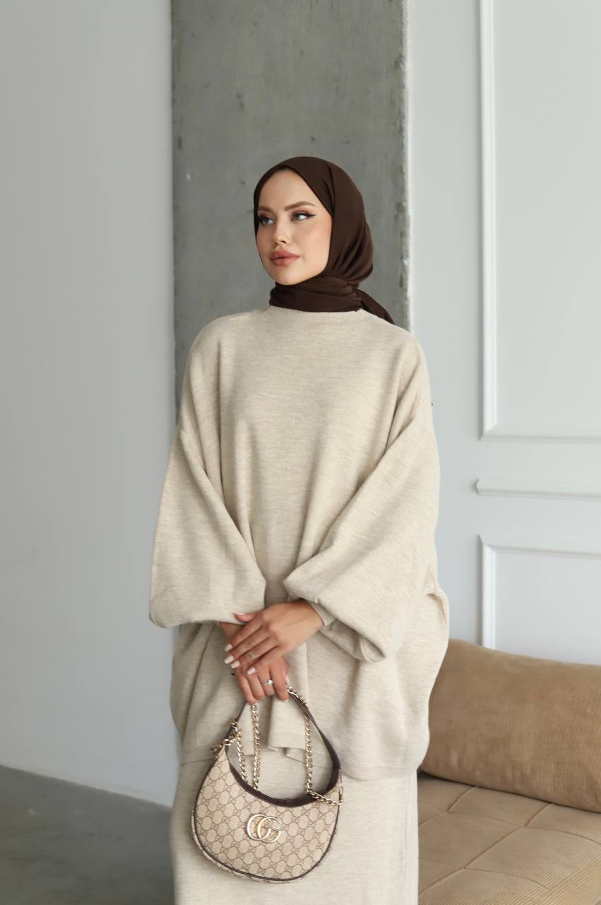 Ensemble Rania Mastour Chic - Jupe & Haut Ample Premium | RevyMode