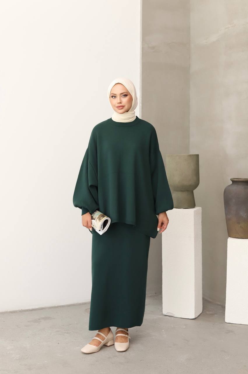 Ensemble Rania Mastour Chic - Jupe & Haut Ample Premium | RevyMode